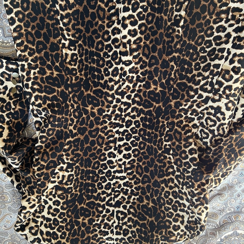 Leopard Double breasted jacket - Picture 5 of 7